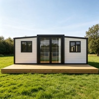 Casa Contenedor Expandible de Lujo Smartbuild con Cocina y Baño, Villa Prefabricada de 2 Habitaciones, Instalación Rápida
