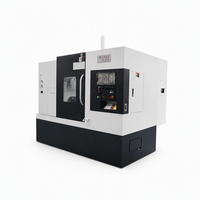 Mini tour CNC de haute précision pour le tournage de métaux, idéal pour les pièces en aluminium et en acier, conception compacte, directement de l'usine