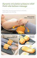 Tapis de massage de haute qualité réglable pour étirements, yoga thaïlandais, matelas de massage corporel complet à compression d'air électrique avec fonction chauffante