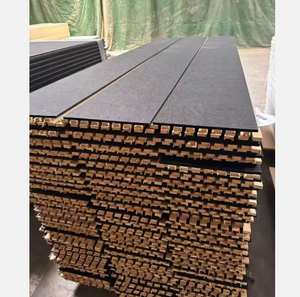 Pannelli Acustici in <span class=keywords><strong>Legno</strong></span> Fonoassorbenti con Doghe in Rovere Naturale, Pannelli Acustici in <span class=keywords><strong>Legno</strong></span> a Doghe, Pannello Aku - Produzione Cinese - Product Image 4