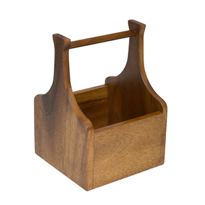 Almacenamiento de vajilla antigua, utensilios decorativos de madera, Caddy, diseño personalizado - Product Image 4