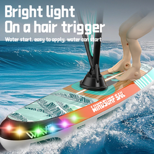 DWI Dowellin - <span class=keywords><strong>Barco</strong></span> de <span class=keywords><strong>Vela</strong></span> a Control Remoto de 2.4 GHz con Luces LED para Niños, Piscinas y Uso en Interiores/Exteriores, Control de 4 Canales, Baterías Incluidas - Product Image 2