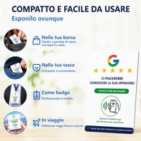 Carte NFC Google Review en plastique italien, cartes NFC Google Review avec QR pour les entreprises locales