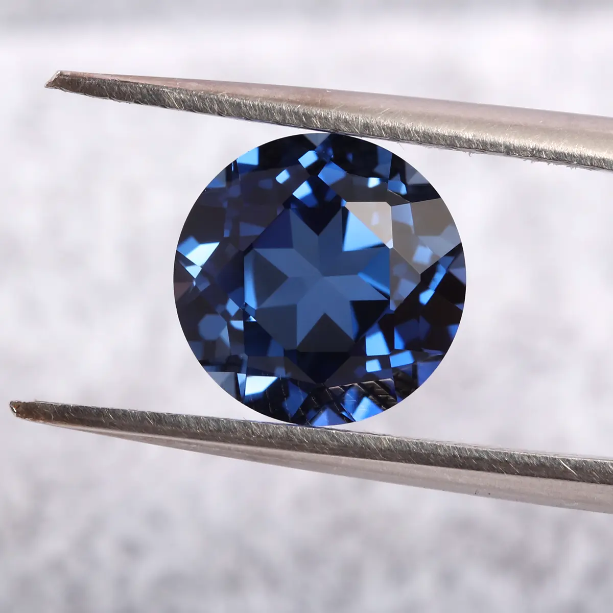Lab Grown Sapphire Round Cut 1Carat 2Carat 3Carat Hydrothermal Blue Real Sapphire Stone For Sale Prices