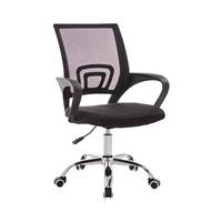 Chaise de bureau moderne style nordique, dossier en maille, roulettes en acier à cinq griffes, hauteur réglable, vente en gros usine