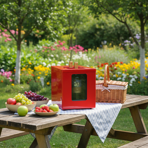 Enfriador de Vino Comercial Vertical de 5L, Gabinete Exhibidor de Whisky - Product Image 1