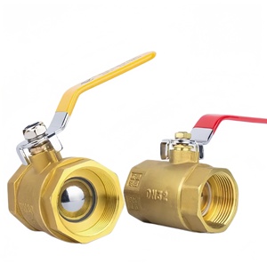 Válvula de Bola de Latón de Alta Resistencia, Construcción Completamente en Cobre para Cierre de Agua y Gas - Product Image 1