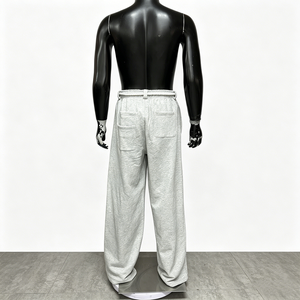 Custom Streetwear 100% Cotton Sweat Straight <b>Pants</b> Men Long Trousers Baggy Men's <b>pants</b> - Product Image 2