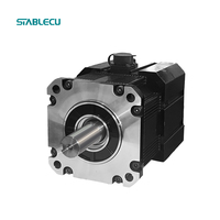Kit d'entraînement AC avec encodeur optionnel CNC 130mm 220V 1kW 4Nm 3000 tr/min, petit servomoteur à impulsions plates 360 degrés avec contrôleur PLC