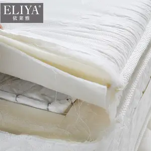 2020 热卖折叠床垫床，中国制造希尔顿酒店床垫女王床垫