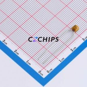 Condensador Cerámico Monolítico (MLCC) de Orificio Pasante CT4-0805-2X1-63V-1000pF-K-Y, Orificio Pasante, P=5.08mm, 1nF, 10%, 63V - Product Image 1