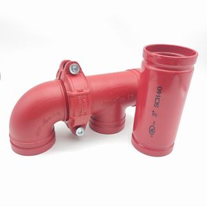 Fournisseur chinois EN 10217-1 Tuyau d'eau rainuré pour la protection contre l'incendie FBE Red RAL3000 Enduit <span class=keywords><strong>ERW</strong></span> 6m pour les systèmes d'arrosage sec et humide - Product Image 4