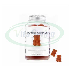 Gomitas Bronceadoras Veganas de Marca Propia ASAP, 500 mg, Certificadas Halal, Suplemento para el Cuidado de la Piel con Vitamina C y Zinc para Uso Diario - Product Image 1