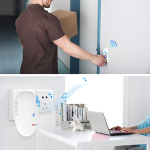 Sonnette sans fil avec 57 mélodies et lumières clignotantes pour usage domestique et commercial - Product Image 4