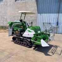 Moissonneuse-batteuse compacte 25 CV diesel à démarrage électrique pour riz/blé, modèle Miracle pour usage domestique