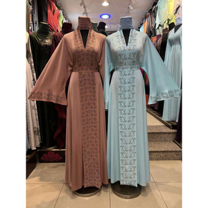 Nuovo <span class=keywords><strong>Abbigliamento</strong></span> <span class=keywords><strong>Islamico</strong></span> Tradizionale per Donne 2025, Abaya di Dubai Ispirata all'Arabia Saudita, Vestiti del Golfo Traspiranti - Product Image 4