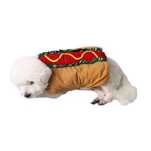 Divertido Disfraz de Perrito o Gato para Fiesta de Halloween, Ropa Cálida de Algodón con Forma de Perrito Caliente o Hamburguesa - Product Image 4
