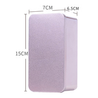 Boîte de rangement rectangulaire en fer blanc pour biscuits, bonbons et thé avec impression de logo personnalisée ; Stockage alimentaire ; Approvisionnement direct usine