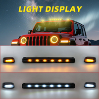 Nouvelle arrivée lumière de travail LED à une rangée nouvelle tendance feux de Modification de toit clignotants pour accessoires de lumière de voiture de véhicule tout-terrain