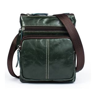 Borsa a tracolla in pelle di vacchetta stile popolare <span class=keywords><strong>con</strong></span> cinturino regolabile - Product Image 1