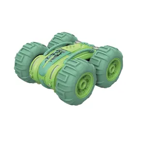 Bemay खिलौना 2 में 1 प्लास्टिक द्विधा गतिवाला आर सी स्टंट वाहनों डबल पक्षीय फ्लिप कार Juguetes बच्चों