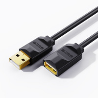 Câble d'extension USB 2.0 20 adaptateurs mâle-femelle avec cœur en cuivre sans oxygène pour souris d'ordinateur, clé USB, téléphone portable 13
