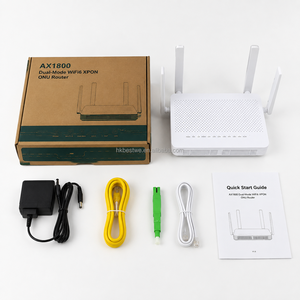 เราเตอร์ XPON ONU WiFi6 AX1800Mbps ZX279128S ซีพียูแบบดูอัลคอร์ MT7975N เสาอากาศ 4*5dBi SC/APC 1WAN3LAN POTS USB FTTH ยูนิตเครือข่ายออปติคอล - Product Image 1