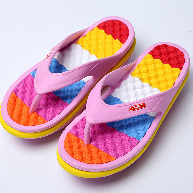 Women Summer Sandals Slippers Shoes Non-slip Ladies Wedge Flip-flops Custom Designer Flip Flops