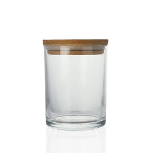 ที่ใส่เทียนแบบแก้วนำกลับมาใช้ใหม่ได้เป็นมิตรต่อสิ่งแวดล้อมพิมพ์ลายเสือดาวปรับแต่งโลโก้ได้ตามต้องการ - Product Image 2