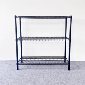 New Design Light Duty Durable Metal Wire Shelf Kitchen Household Storage Rack