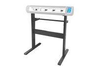 Plotter de corte de contorno automático de doble cabezal con cámara digital, cortadora de vinilos y etiquetas, máquina de troquelado con alimentación de hojas de cartón