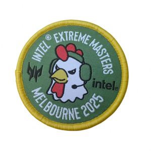 Ensemble de badges brodés en chenille multicolores personnalisables, patchs de logo tissés de dessins animés en dentelle pour chapeaux, clubs scolaires, souvenirs d'événements - Product Image 1