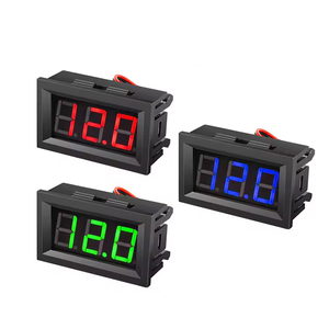 0.36-inch hai dây Vôn kế 4V - 30V DC hiển thị kỹ thuật số Meter kỹ thuật số vôn kế với vỏ - Product Image 1