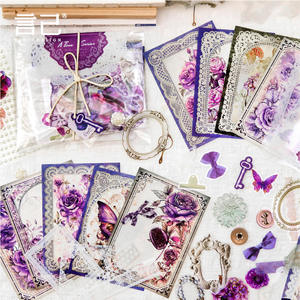 Autocollants de décoration esthétique DIY Scrapbooking Supplies Creative Stationery Album with Loose Leaf Feature for Creative Hobbies - Product Image 4