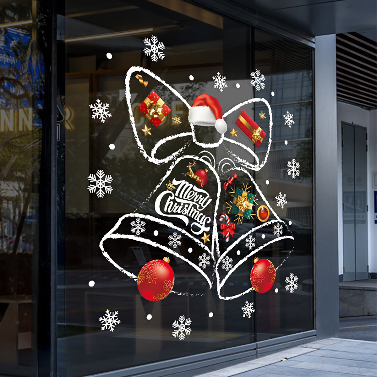Christmas Window Sticker Tis The Season To Sparkle Decal Xmas