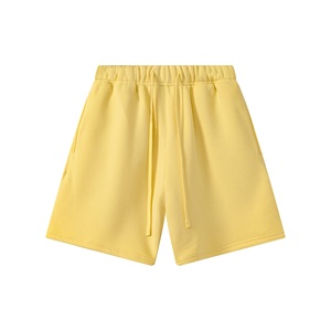 Pantalones cortos <span class=keywords><strong>de</strong></span> <span class=keywords><strong>invierno</strong></span> 345G con forro polar para hombre, ropa sólida para hombre, pantalones cortos personalizados pesados a la moda 2025 con logotipo para Hombre - Product Image 5