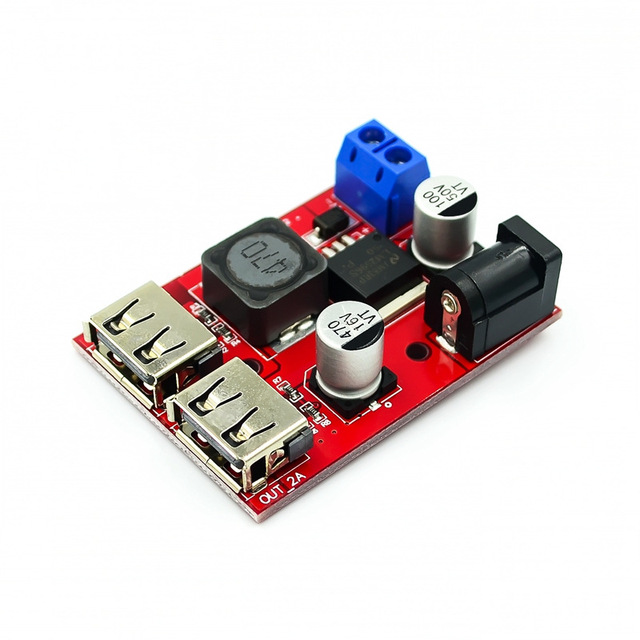 9V/12V/24V/36V to 5V step-down module DC-DC car charging solar 3A voltage regulator