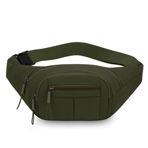 Women's Waist <b>Bag</b> Multi Pocket Water Resistant Nylon Everyday Use Crossbody Chest <b>Bag</b> With Zipper Closure For Casual Outfits - Product Image 5