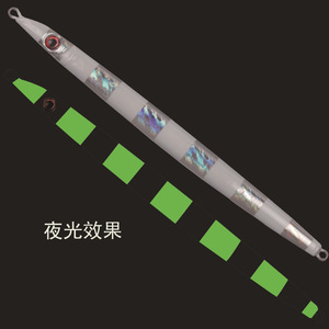 Señuelo de Pesca de 120 g y 19,5 cm, Señuelo Luminoso de Plomo para Pesca en Agua Salada, Pesca en Barco, Pesca en Alta Mar, Acción Rápida - Product Image 4