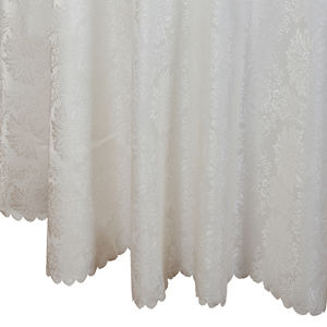 Tovaglia all'ingrosso dimensioni personalizzate matrimonio solido Hotel damascato copritavolo bianco tovaglia rotonda da 120 pollici - Product Image 3