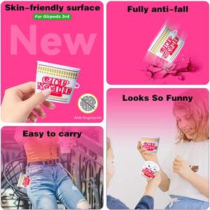 Jolie coque 3D amusante pour airpod 3, <span class=keywords><strong>Design</strong></span> Unique de mode alimentaire, Boba Tea pour AirPods 3, couverture 2021 - Product Image 6