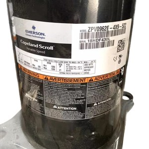 Compresseur frigorifique à onduleur ZPV0962E-4X9-522 pour applications de refroidissement et de chauffage par pompe à chaleur air-eau pour entrepôts frigorifiques - Product Image 4