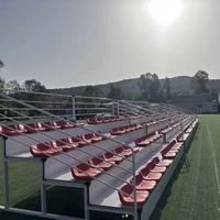Banc télescopique peu encombrant, banc de gym rétractable, banc empilable, hauteur réglable, structure en acier métallique pour les lieux de sport en intérieur