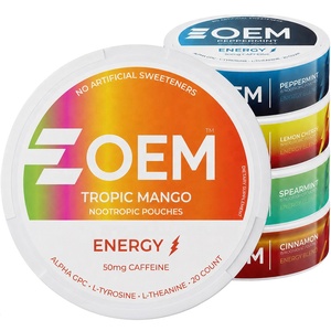2026 Bolsitas Nootrópicas Sin Azúcar, Estilo Chicle Energético con Cafeína, Suministro a Granel OEM ODM con Sabores Personalizados al por Mayor - Product Image 5
