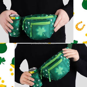 HLC ODM Décoration <span class=keywords><strong>de</strong></span> fête pour <span class=keywords><strong>sac</strong></span> banane Shamrock avec porte-boissons, <span class=keywords><strong>sac</strong></span> banane pour hommes et femmes, fête <span class=keywords><strong>de</strong></span> festival, fournitures <span class=keywords><strong>de</strong></span> fête - Product Image 6