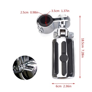 Support de repose-pieds universel de 32mm pour Yamaha, Kawasaki, Suzuki, Harley, Honda, Touring, <span class=keywords><strong>Sportster</strong></span> - Product Image 2