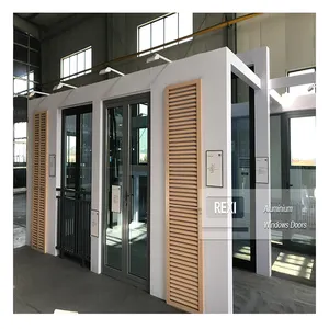 중국 공급 업체 크기 맞춤형 알루미늄 접이식 문 알루미늄 합금 문 및 창 방수 외부 문