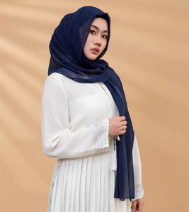 <span class=keywords><strong>Foulard</strong></span> Hijab en Chiffon Imprimé Premium, Carré en Rayonne, Élégant et Festif pour <span class=keywords><strong>Femme</strong></span>, Idéal pour Soirées, Robes de Mariée et Été - Product Image 2