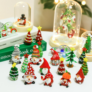 Nouvelle dôme en verre pour <span class=keywords><strong>sapin</strong></span> de Noël avec lumières, décoration de table de Noël pour la maison, artisanat en verre - Product Image 3