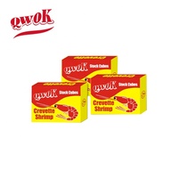 Bouillon de crevettes séchées mélangées Halal en cube 10g Qwok